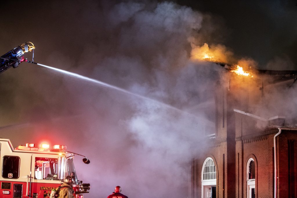Fire Issue Electrical issue sparks fire that severely damages historic market ...